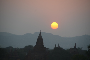 sunset Bagan